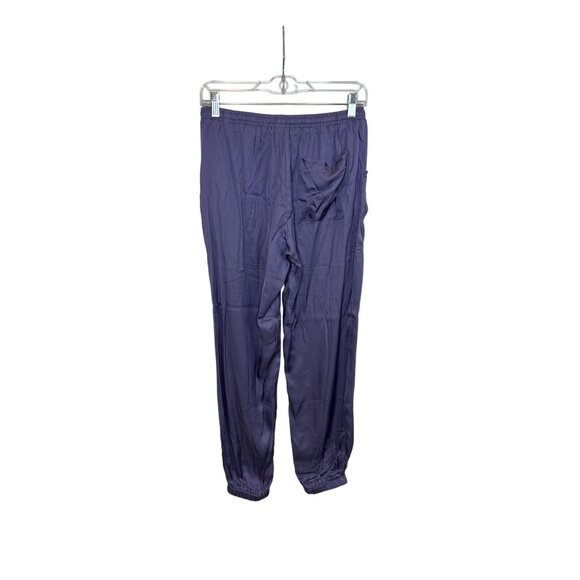 Olivaceous Purple Satin Cargo Jogger Pants with Pockets NWT - Size M - Picture 8 of 10